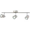 Brilliant ANDRES Plafondlamp Chroom, Nikkel mat, 3-lichts