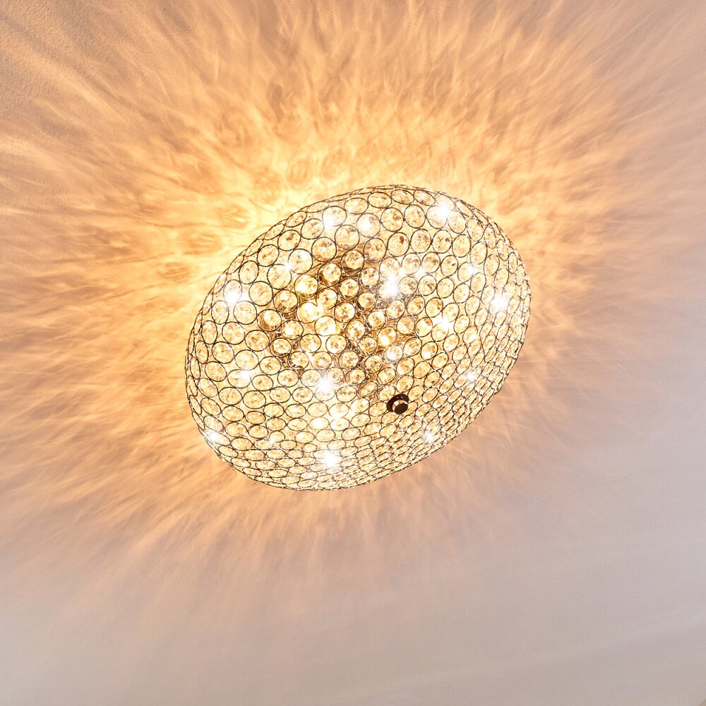 Klamila Plafondlamp Chroom, 3-lichts