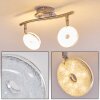 Donot Plafondlamp LED Nikkel mat, 2-lichts