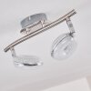 Donot Plafondlamp LED Nikkel mat, 2-lichts