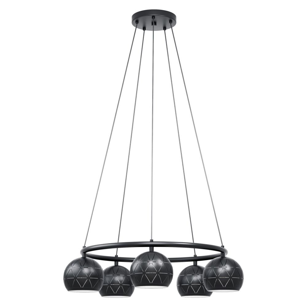 EGLO CANTALLOPS Hanger Zwart, 5-lichts main product photo