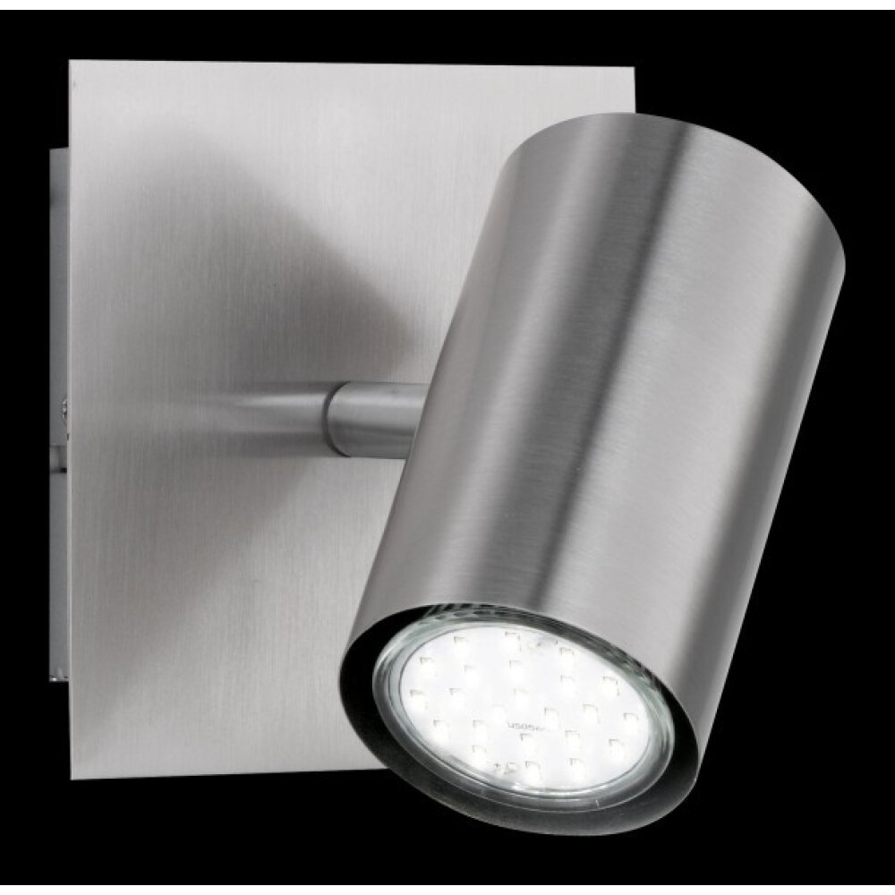 Trio MARLEY Muurlamp roestvrij staal, Nikkel mat, 1-licht main product photo