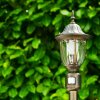 Ribadeo Padverlichting Zwart-Goud, 1-licht, Bewegingsmelder