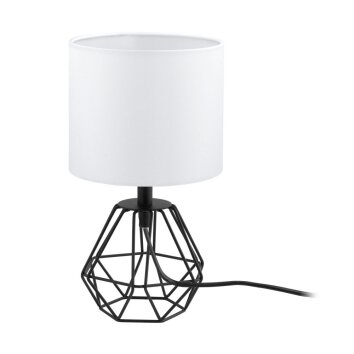 Eglo CARLTON 2 Tafellamp Zwart, 1-licht