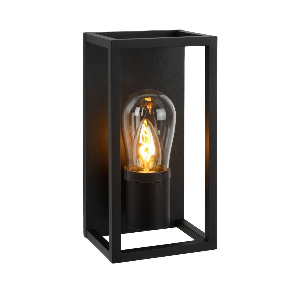 Lucide CARLYN Muurlamp Zwart, 1-licht main product photo