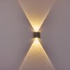 Abaiang Buiten muurverlichting LED Grijs, 1-licht