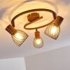 Arjen Plafondlamp Roest, 3-lichts