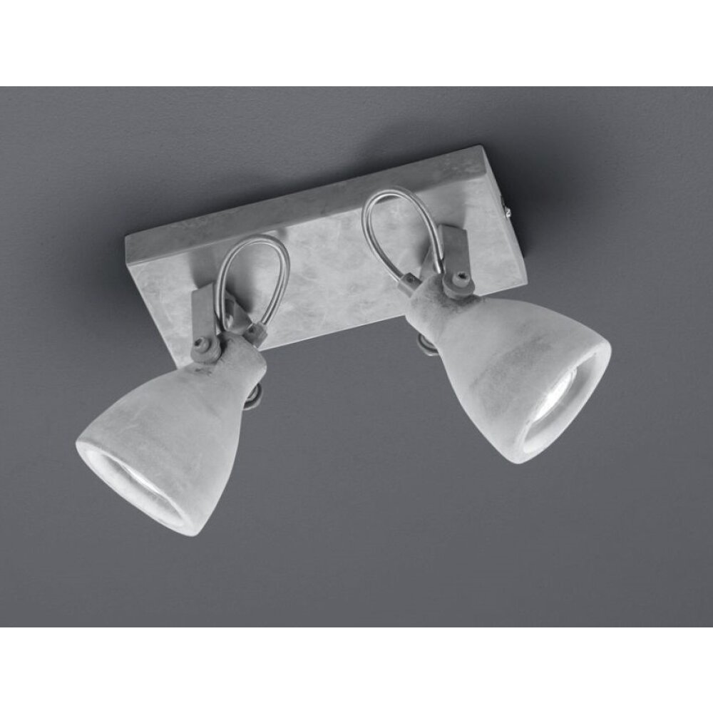 Trio CONCRETE Spotlamp LED Grijs, 2-lichts main product photo