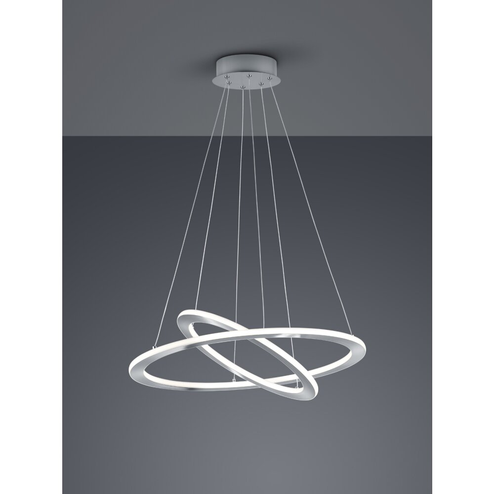 Trio Durban Hanglamp LED Nikkel mat, 1-licht main product photo