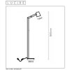 Lucide MIZUKO Staande lamp Zwart, 1-licht