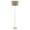 Eglo MASERLO Staande lamp Nikkel mat, 1-licht