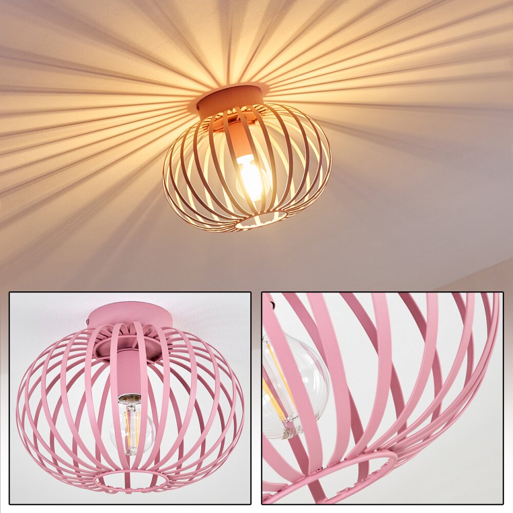 Mattmar Plafondlamp Roze, 1-licht main product photo