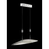 Fischer-Leuchten Shine Hanglamp LED Nikkel mat, 5-lichts