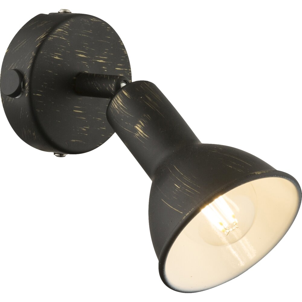 Globo NAMUS Muurspot Zwart, 1-licht main product photo