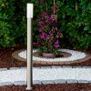 Caserta Buiten staande lamp roestvrij staal, 1-licht, Bewegingsmelder