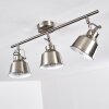 Safari Plafondlamp Chroom geborsteld, 3-lichts