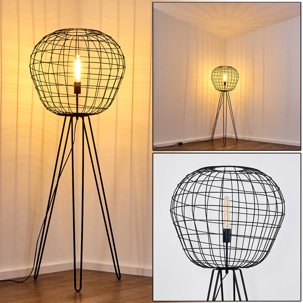 Flambeau Staande lamp Zwart, 1-licht main product photo