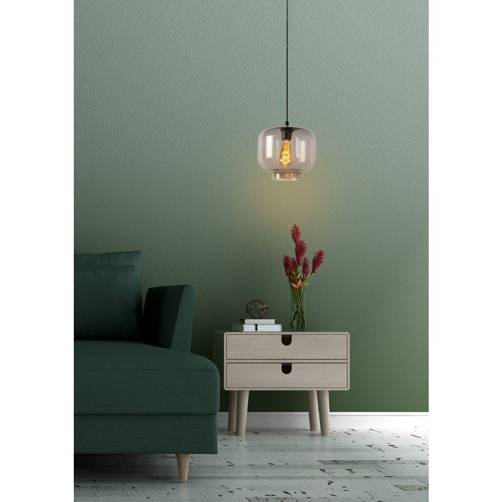 Lucide MEDINE Hanglamp Grijs, 1-licht main product photo