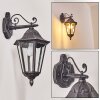 Lignac Buiten muurverlichting Zwart, Zilver, 1-licht
