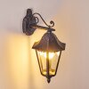Lignac Buiten muurverlichting Zwart, Zilver, 1-licht