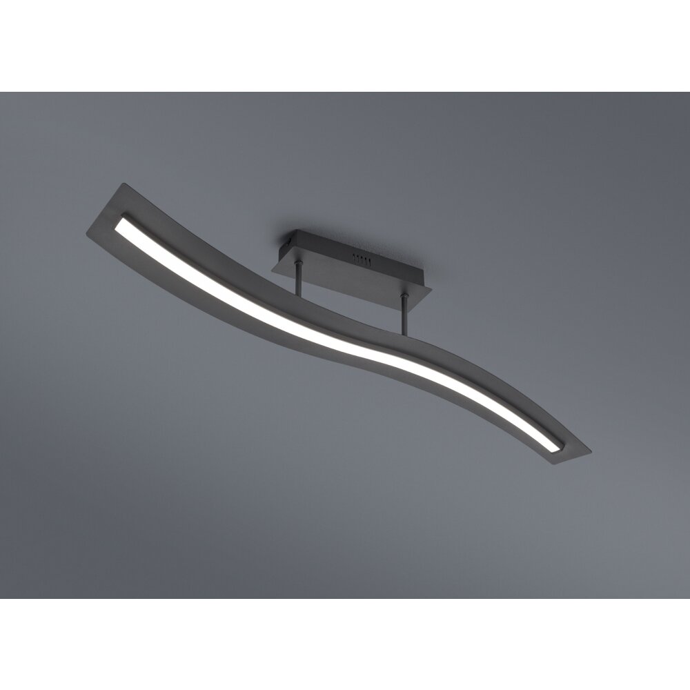 Trio Salerno Plafondlamp LED Zwart, 1-licht main product photo