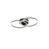 Reality Venida Plafondlamp LED Zwart, 1-licht