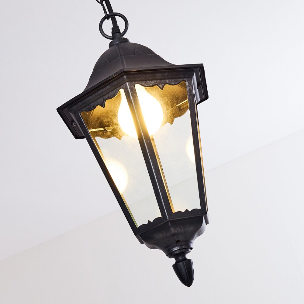Gilze Buitenhanglamp Zwart, 1-licht