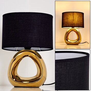 Morcote Tafellamp Goud, 1-licht
