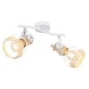 Globo BANA Spotlamp Bruin, Wit, 2-lichts