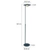 Steinhauer Zenith Staande lamp LED Zwart, 1-licht