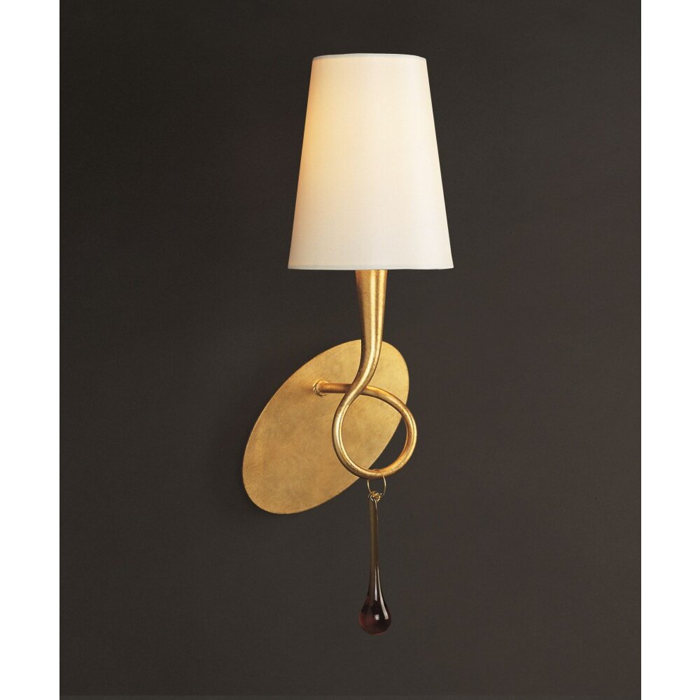 Mantra Paola Muurlamp Goud, 1-licht main product photo