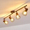 Arjen Plafondlamp Bruin, Roest, 4-lichts