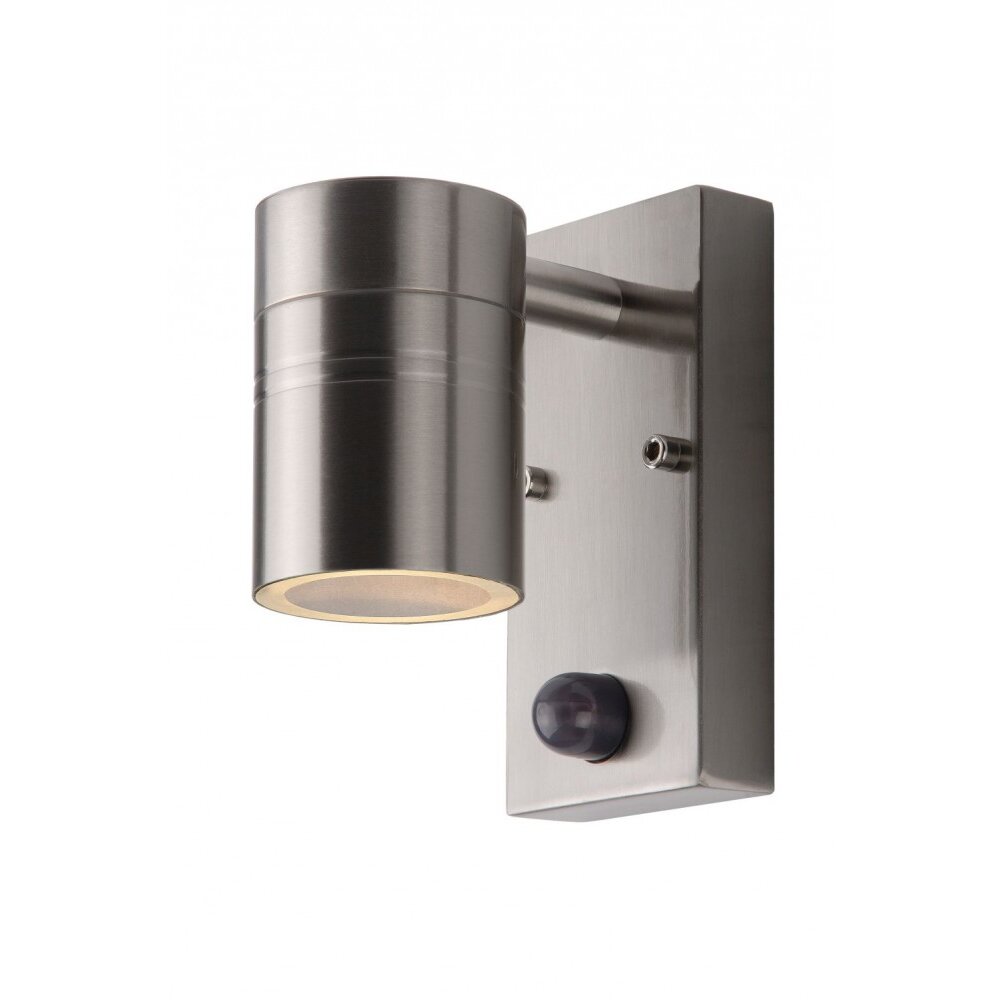 Lucide ARNE Buitenlamp Chroom, 1-licht, Bewegingsmelder main product photo