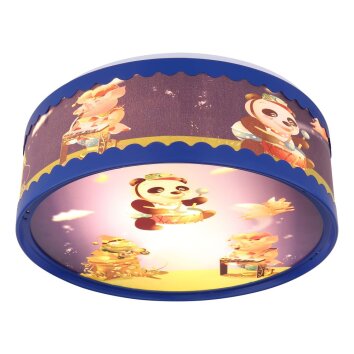 Globo DEULOR Plafondlamp Kleurrijk, 2-lichts