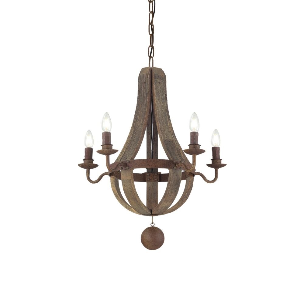 Ideallux MILLENNIUM Hanger Roest, 5-lichts main product photo