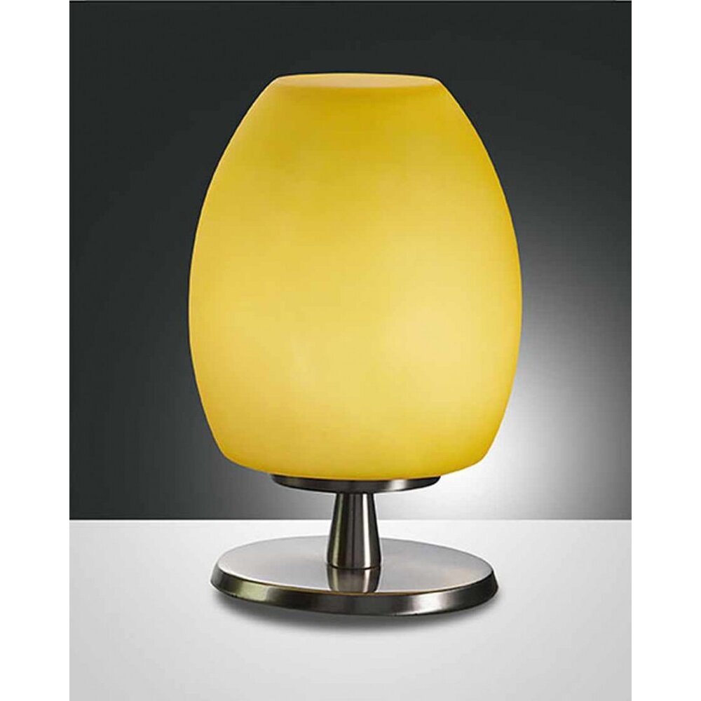 Fabas Luce Rockford Tafellamp Nikkel mat, 1-licht main product photo