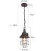 Steinhauer Mexlite Hanglamp Bruin, 1-licht
