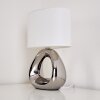 Morcote Tafellamp Chroom, 1-licht