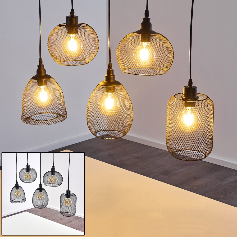Aneby Hanglamp Zwart, 5-lichts main product photo