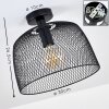 Moholm Plafondlamp Zwart, 1-licht