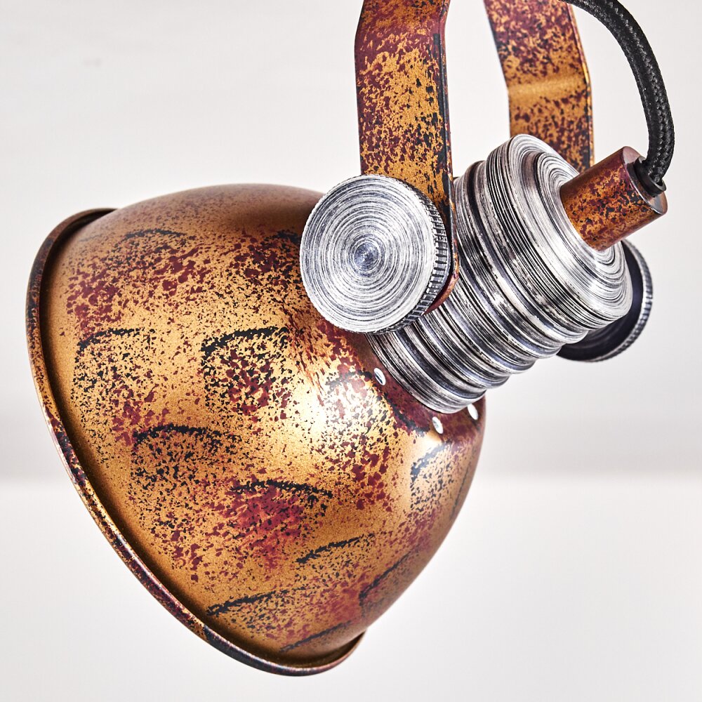 Gudo Plafondlamp Bruin, Brons, 1-licht