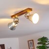 Berkeley Plafondlamp Donkerbruin, Gegalvaniseerd, 2-lichts