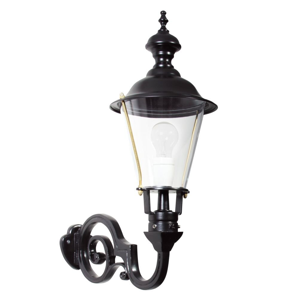 KS Verlichting Amstel Muurlamp Zwart, 1-licht main product photo