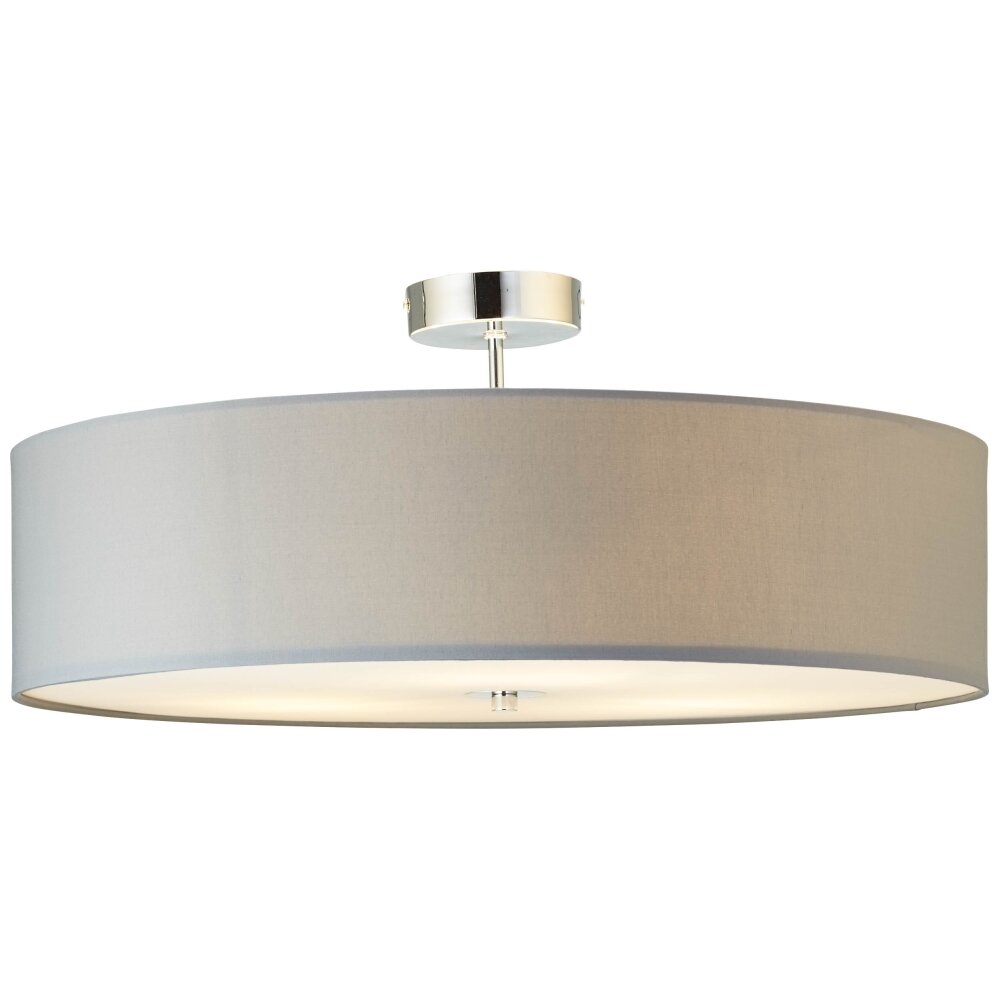 Brilliant Andria Plafondlamp Chroom, Grijs, 3-lichts main product photo