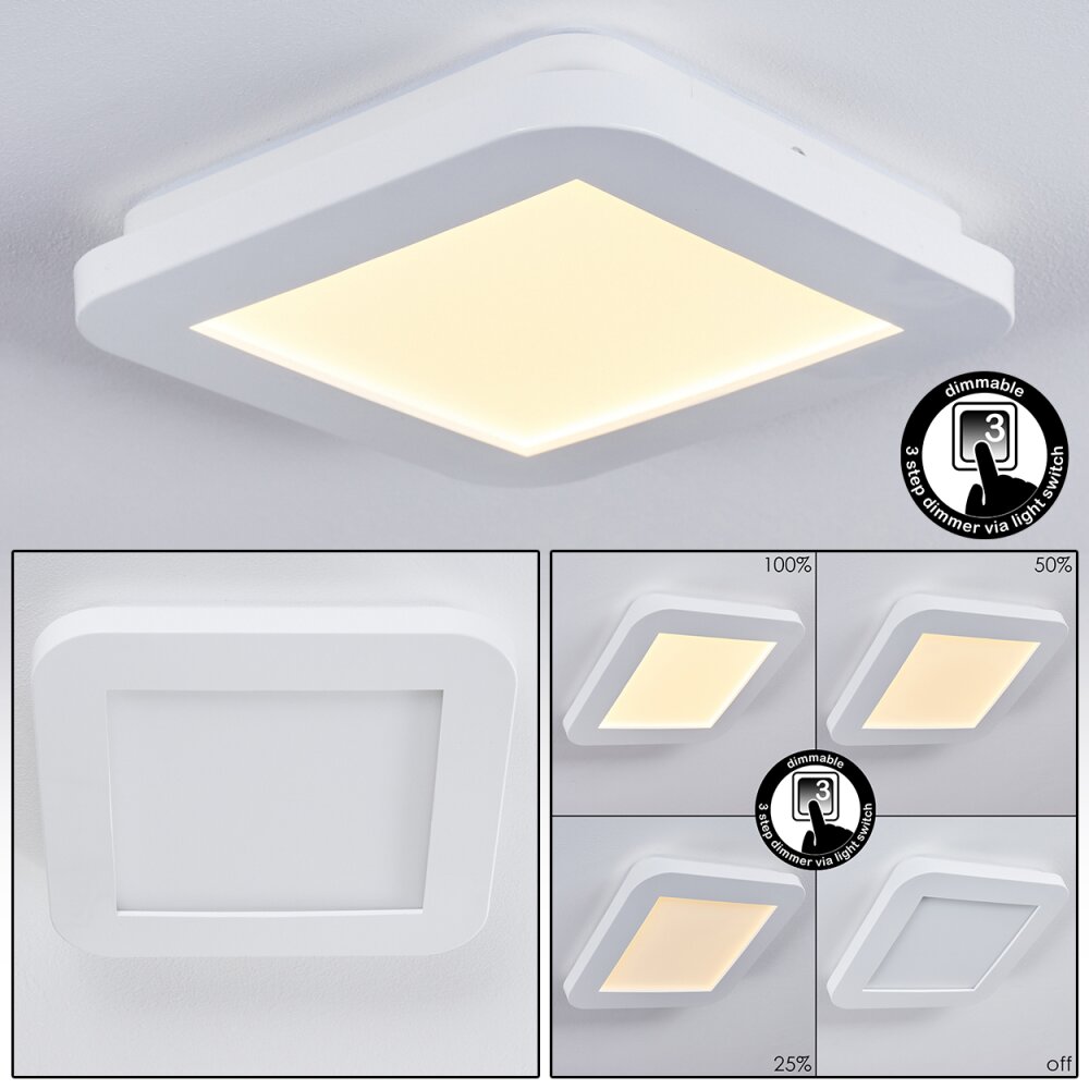 Siguna Plafondlamp LED Wit, 1-licht main product photo