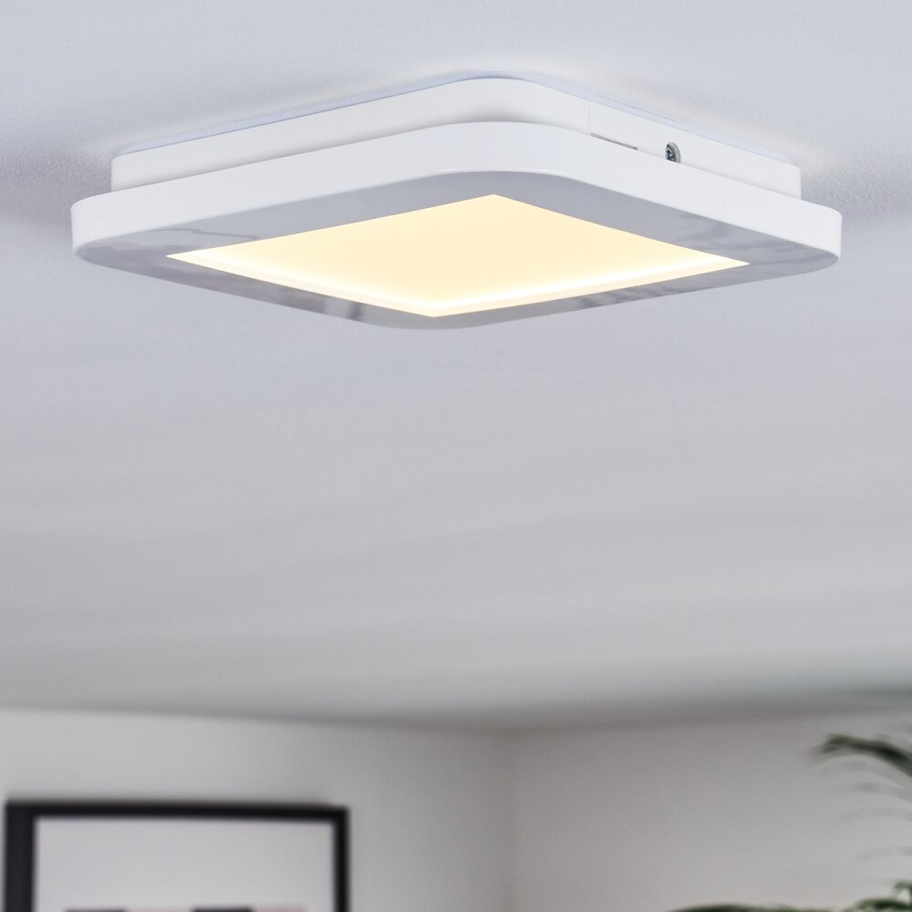 Siguna Plafondlamp LED Wit, 1-licht