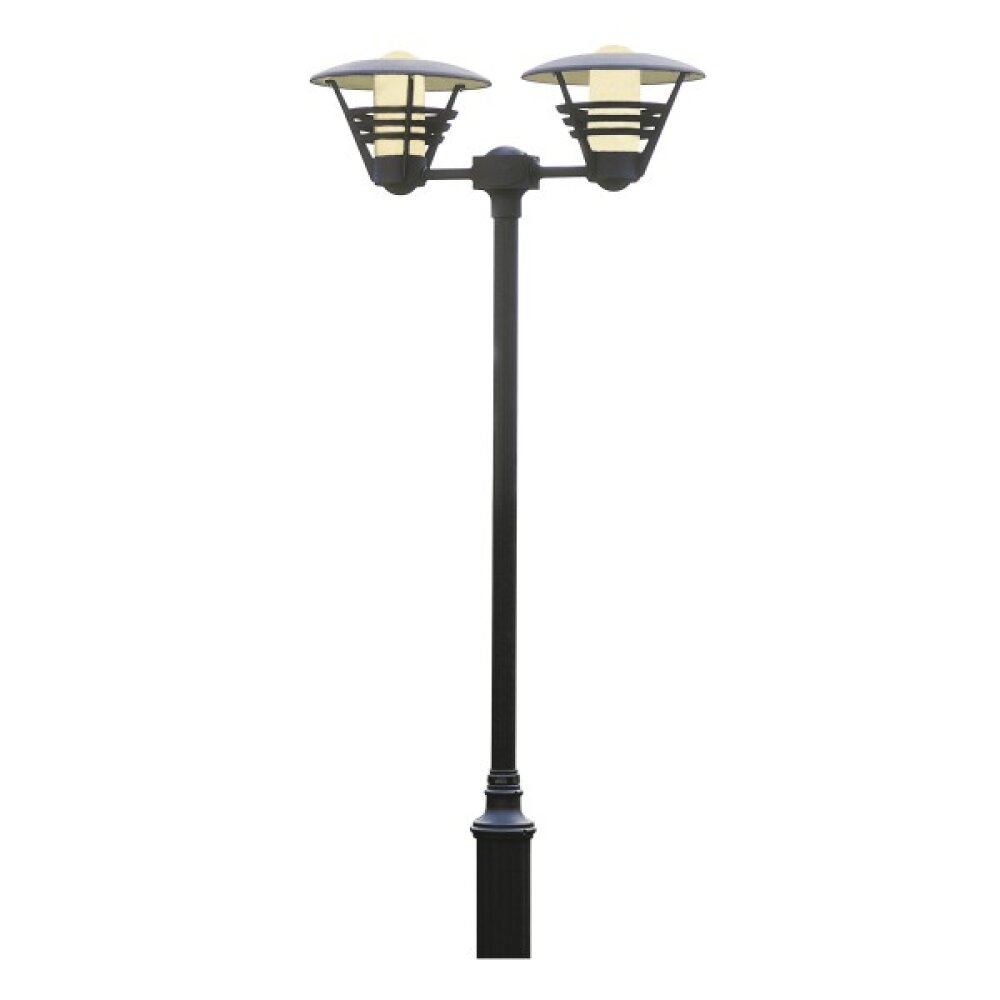 Konstsmide Gemini Lampkop Zwart, 2-lichts main product photo