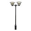 Konstsmide Gemini Lampkop Zwart, 2-lichts