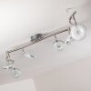 Donot Plafondlamp LED Nikkel mat, 6-lichts