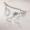 Donot Plafondlamp LED Nikkel mat, 6-lichts